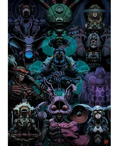 Furi Guardians Poster